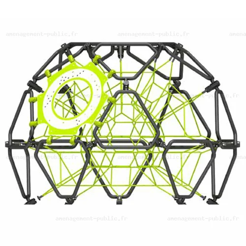 Structure de jeu en cordage pour aires de jeux